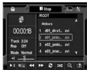 Stop /ROOT docs 1 d01_dirx1... avi 2 e01_prio... avi 3 e02_prio... avi 4 e03_inter... avi