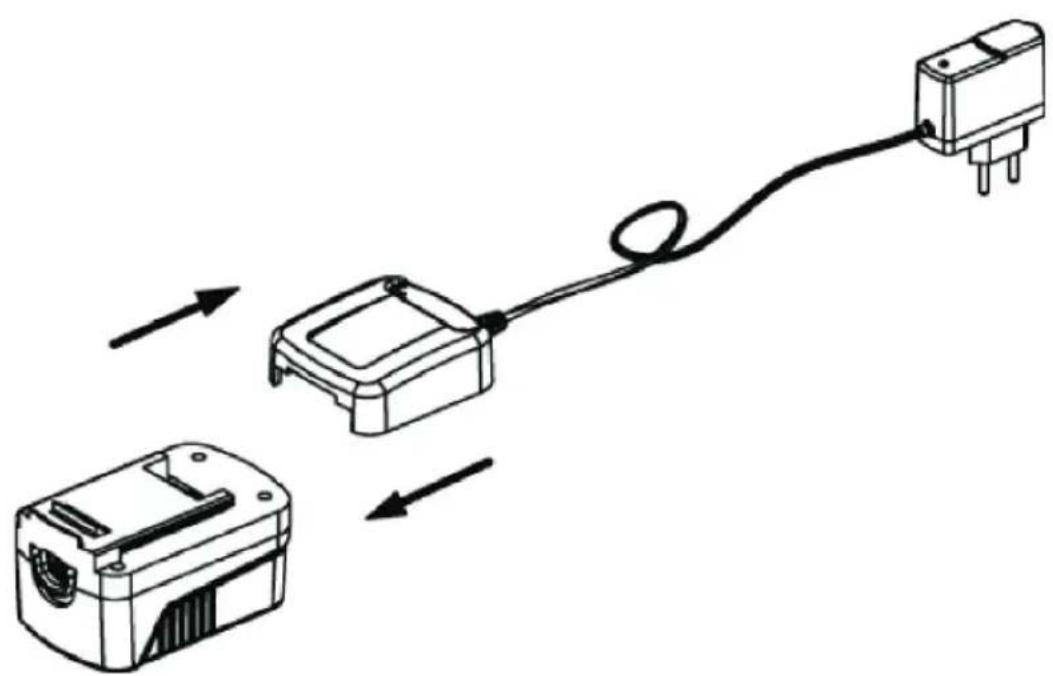 Diagram showing three connected devices with arrows indicating signal flow (no text or symbols)