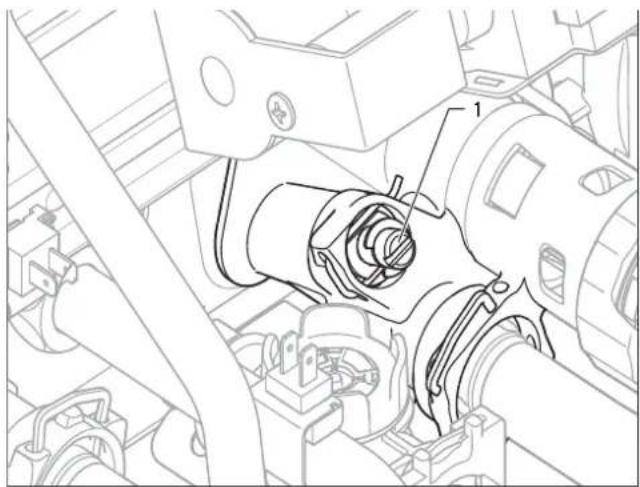 VAILLANT VMW 286/5-3 - Impostazione della valvola di sovrapressione - 1