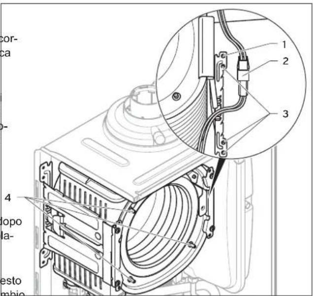 Technical diagram of a washing machine with labeled parts and an inset magnified view showing internal wiring connections.