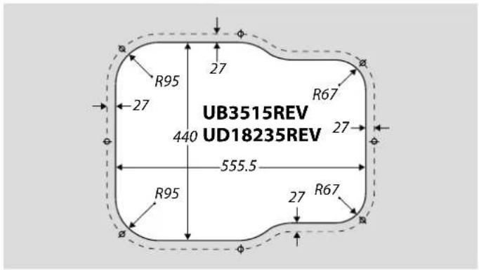 UB3515REV UD18235REV 440 555.5 R95 27 27 R67 27 R95 27 R67