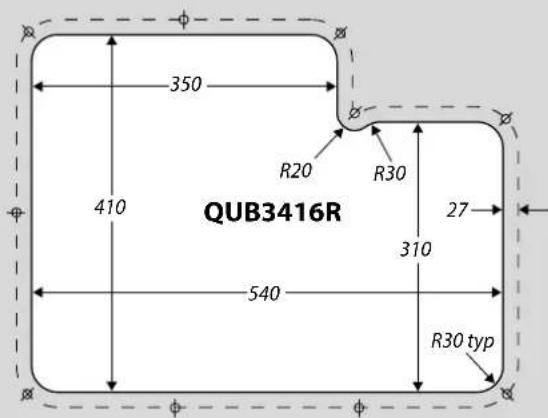 QUB3416R 350 410 540 R20 R30 310 27 R30 typ
