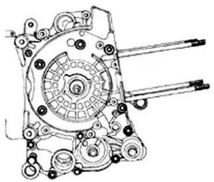 VESPA GT 125 (2003) - SplittingBtheBcrankcaseBhalves - 3