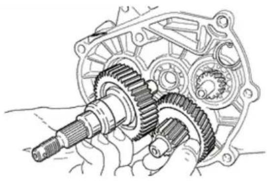 VESPA GT 125 (2003) - Removing the wheel axle - 1