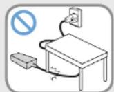 SAMSUNG 4 Series NP470R5E - A hálózati adapter használatára vonatkozó óvintézkedések - 2