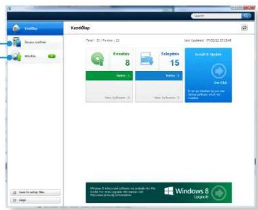 SAMSUNG 4 Series NP450R5E - Samsung szoftverek frissítése - 2