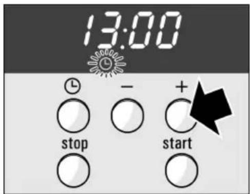 13:00 stop - + start