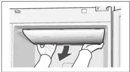 BOSCH KAN62V41 - Changing over the bulbs for refrigerator and freezer compartments - 1