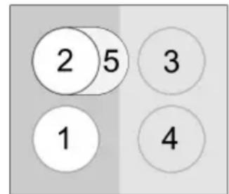 2 5 1 3 4