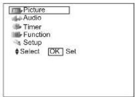 HITACHI 50PD960DTA - TV Setup Menu - 1