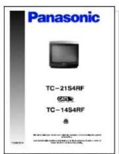 Panasonic TC-21S4RF TC-14S4RF