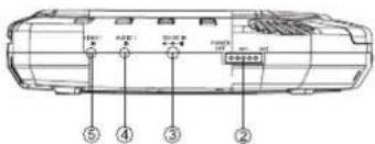 Technical diagram of a vehicle rear panel with numbered component labels