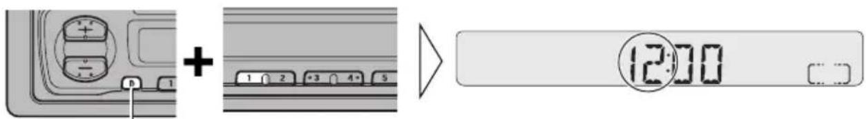 PIONEER KEH-2296ZT - ■ Innstilling av timer - 1