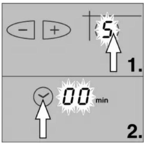 - + 5 1. 00 min 2.
