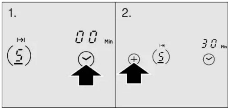 1. →1 (5) 0.0 Min ✓ 2. →1 (5) 3.0 Min ✓