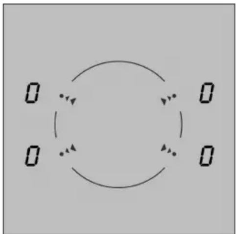 graph TD A["0"] --> B["0"] B --> C["0"] C --> D["0"] D --> A