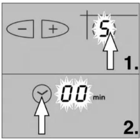 - + 5 1. 00 min 2.