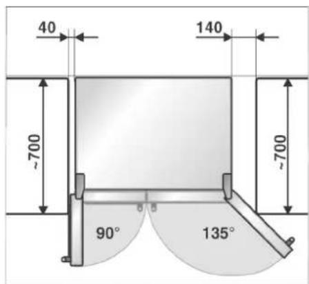 40 140 ~700 ~700 90° 135°