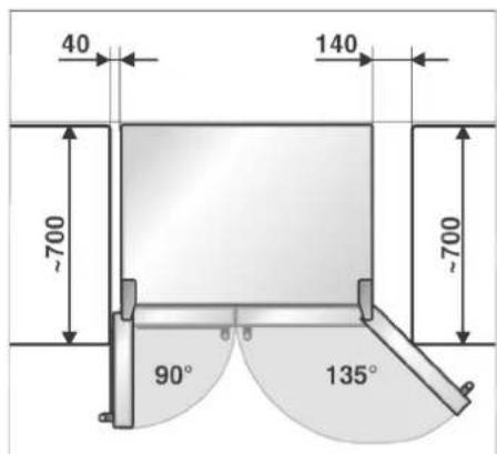 40 140 ~700 ~700 90° 135°