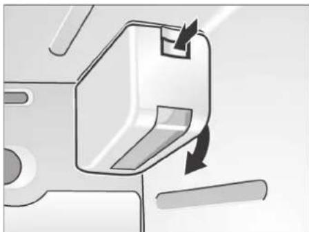 Mechanikus alkatrész diagramja irányított nyilakkal, mozgást vagy erőt jelezve (szöveg vagy szimbólumok nélkül)