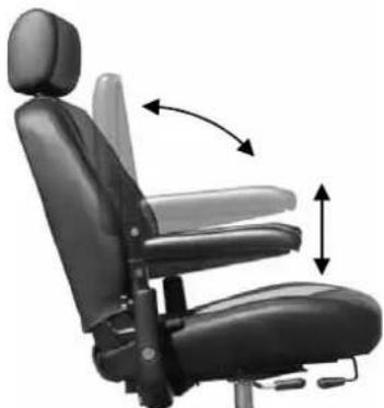 Excel Excite 3 Galaxy - Armleuningen instellen - 1