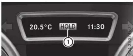 Mercedes-Benz GLE Coupe (2015) - HOLD funkció bekapcsolása - 1