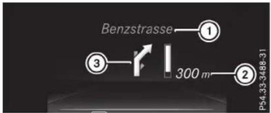 Benzstrasse ① ③ → 1 300 m ② P54.33-3488-31