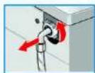SIEMENS WM14S440NL - Zeef in de wateraansluiting - 2