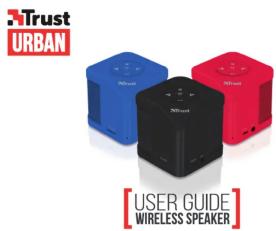 Trust URBAN NINook NINook NINook [USER GUIDE WIRELESS SPEAKER]