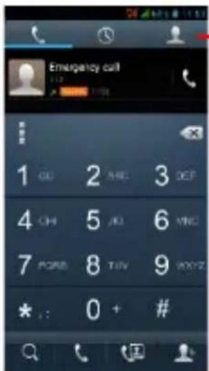 Emergency call 1 2 3 DEF 4 CHI 5 JNJ 6 YNC 7 POSB 8 TUN 9 ROVZ * : 0 + # Q X E