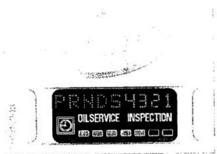 PRNDS4321 OILSERVICE INSPECTION