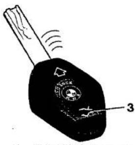 Diagram of a key with labeled parts and motion arrows indicating movement or force