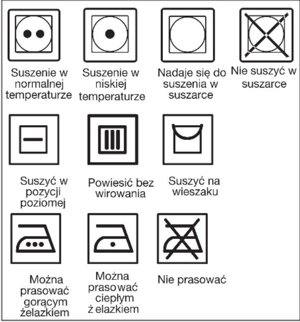 BEKO DC 1670 - Rzeczy nadające się do suszenia w tej maszynie - 1