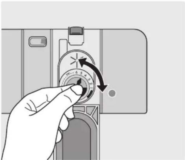 ELECTROLUX ESL64020 - Parlatıcı dozunun ayarlanması - 1