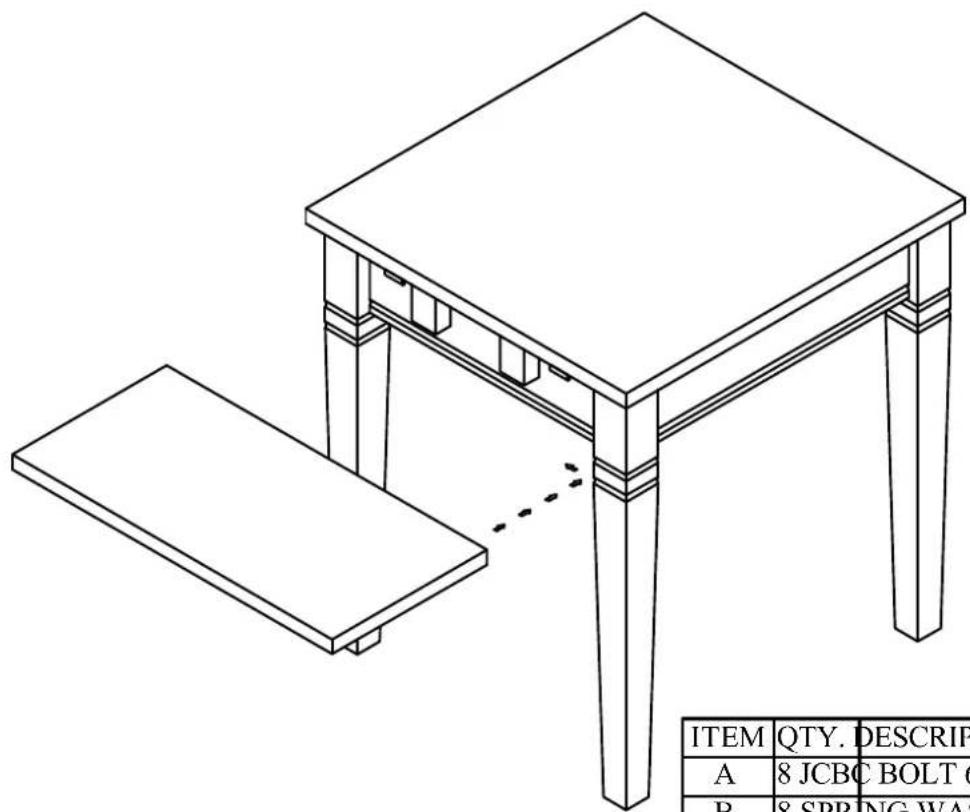 Talgø Koster (80x80) - KOSTER TABLE ASSEMBLY INSTRUCTION - 2