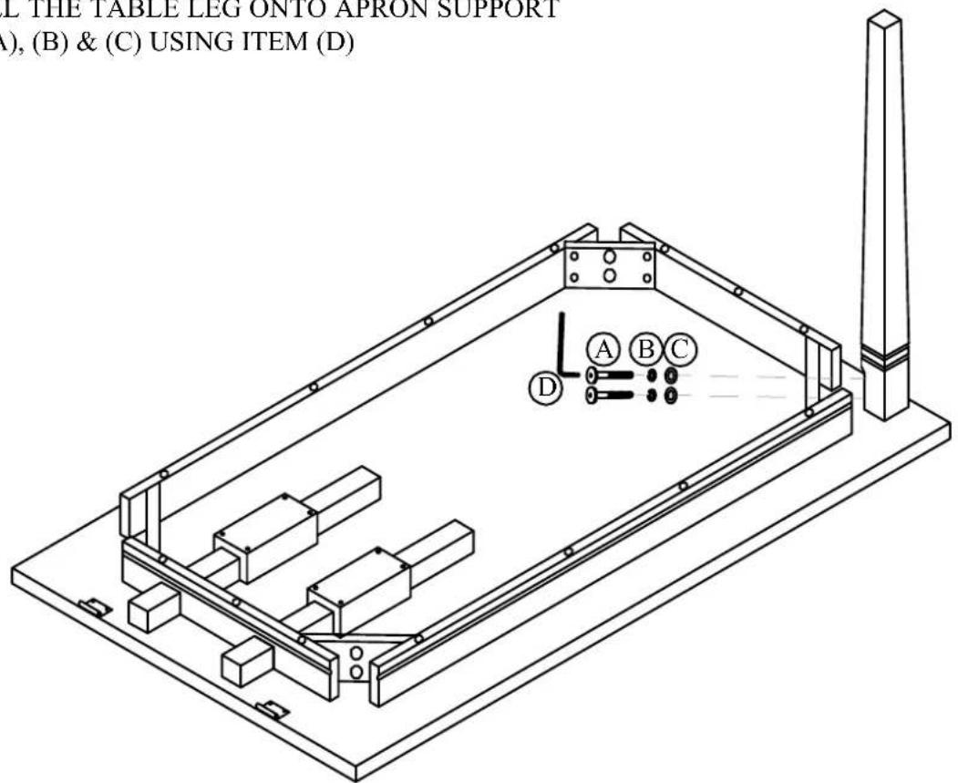 Talgø Koster (120x80) - KOSTER TABLE ASSEMBLY INSTRUCTION - 1