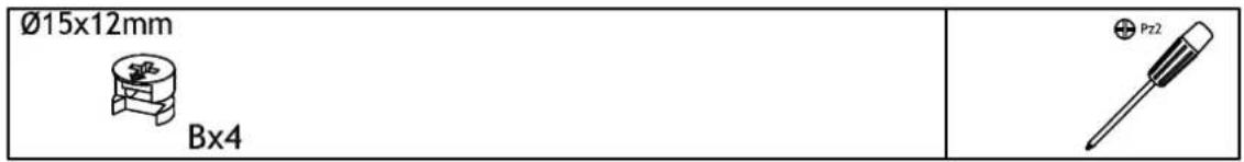 Ø15x12mm Bx4 Pz2