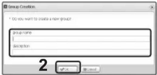 Group Creation * DO YOU WANT TO CREATE A NEW GROUP? group_name description 2