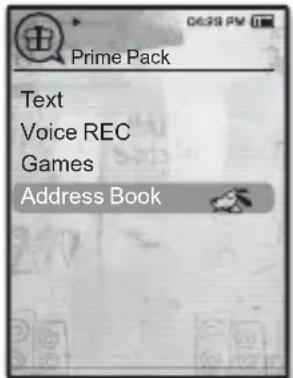 Prime Pack Text Voice REC Games Address Book