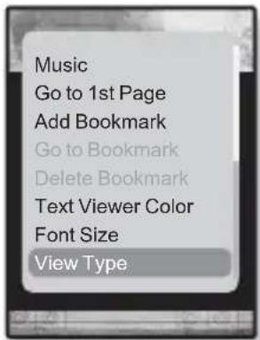 Music Go to 1st Page Add Bookmark Go to Bookmark Delete Bookmark Text Viewer Color Font Size View Type