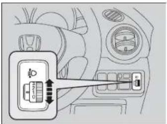 Honda Airwave (2010) - ヘッドライトレベリングダイヤル \* - 1