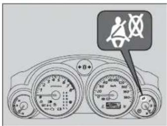 Honda Airwave (2010) - サイドエアバッグ自動停止表示灯 - 1