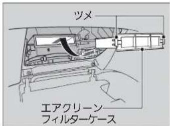 ツメ エアクリーン フィルターケース