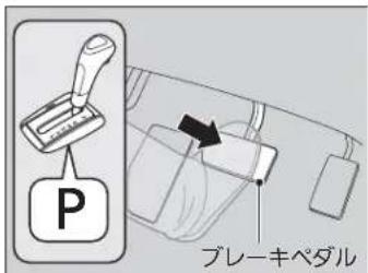 P ブレーキペダル