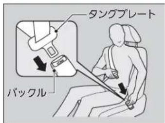 タングプレート バックル