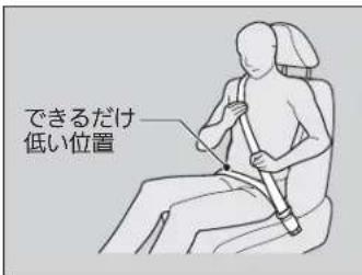 できるだけ 低い位置