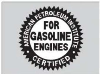 AMERICAN PETROLEUM INSTITUTE FOR GASOLINE ENGINES CERTIFIED