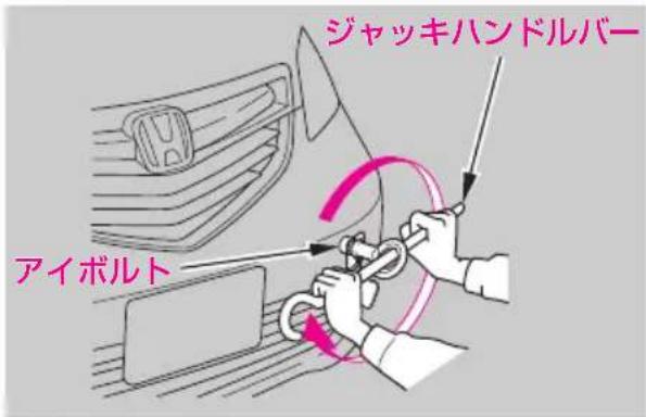 ジャッキハンドルバー アイボルト