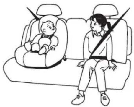 Honda Elysion (2004) - お子さまにもシートベルトを。 - 1