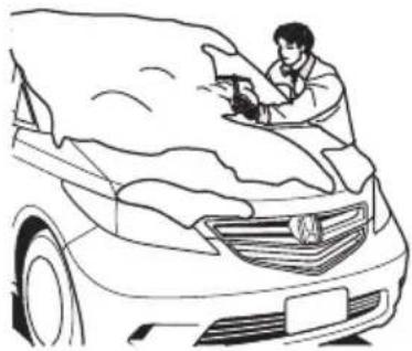 Honda Elysion (2004) - 屋根に積もった雪 - 1